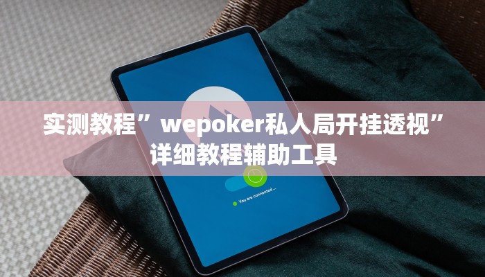 实测教程”wepoker私人局开挂透视”详细教程辅助工具